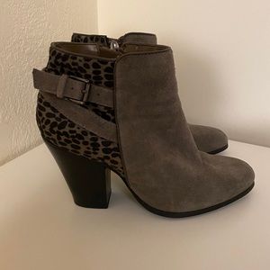 Jeanne Beker Suede Bootees